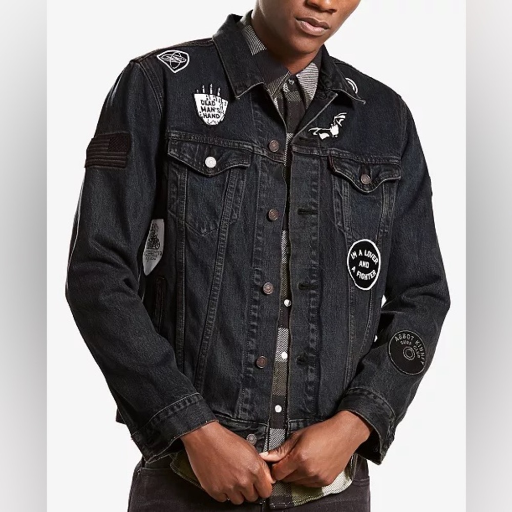 LEVI'S Limited Men's Patched Trucker Jacket, Created for Macy's
